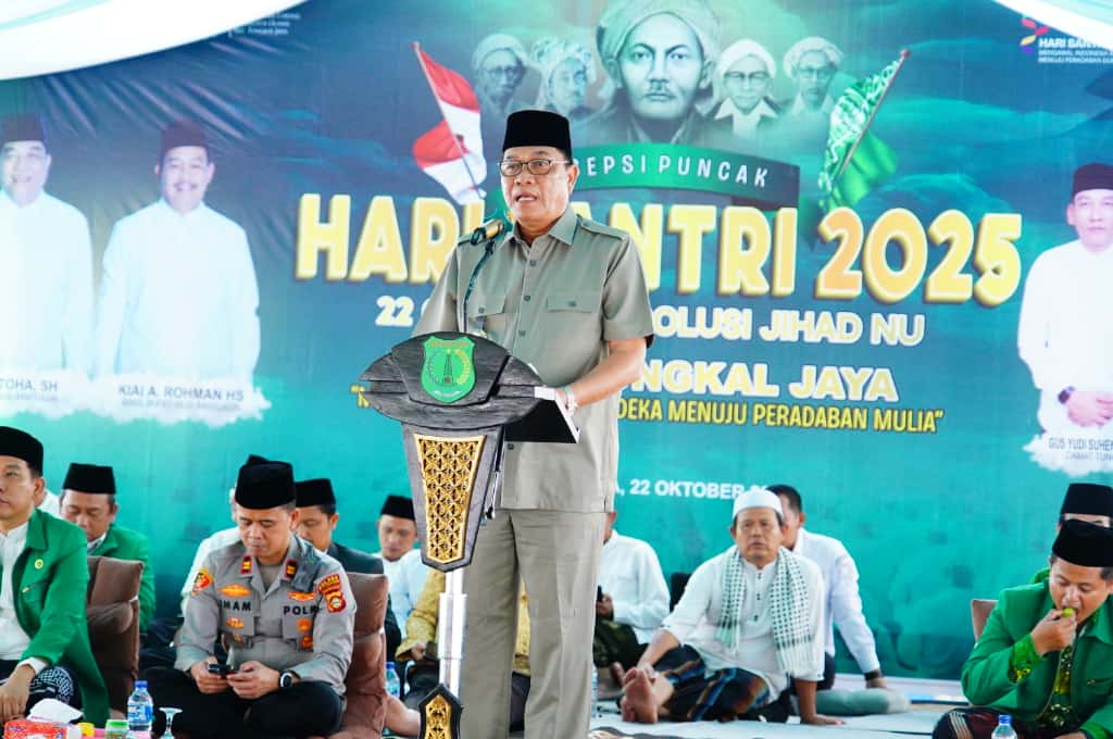 Puncak Peringatan Hari Santri Tahun 2025 di Tungkal Jaya Kabupaten Musi Banyuasin