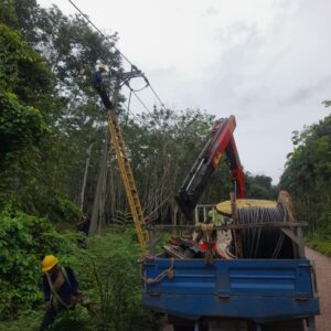PLN ULP Kayu Agung Tingkatkan Keandalan Listrik di Tulung Selapan Lewat Uprating Penyulang Tenggiri
