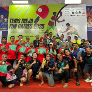 Kejelian SKK Migas Sumbagsel  Menganut Filosofi dari Tenis Meja,  Para Penambang Migas Itu Saling  Berhadapan di Meja Pingpong