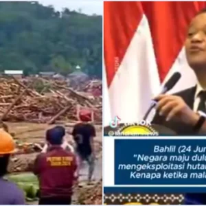 Bahlil Sebut Negara Maju Dulu juga Babat Hutan Kembali Viral Pasca Banjir Bandang Landa  Sumut, Sumbar dan Aceh