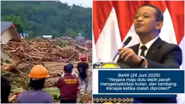 Bahlil Sebut Negara Maju Dulu juga Babat Hutan Kembali Viral Pasca Banjir Bandang Landa Sumut, Sumbar dan Aceh