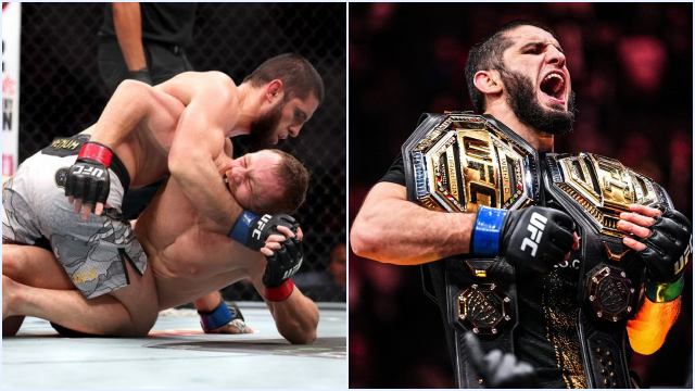Islam Makhachev 'Merujak Pedas' Jack Della Maddalena dan Rebut Sabuk UFC Kedua