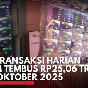 Transaksi Harian BEI Cetak Rekor All Time High, Tembus Rp25,06 Triliun