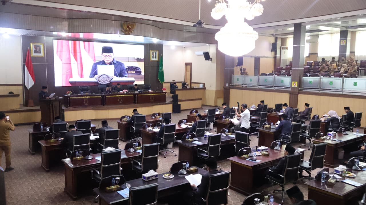 Bupati Toha Sampaikan Jawaban Fraksi, Tegaskan Komitmen Muba Percepat Pembangunan dan Tingkatkan Kesejahteraan