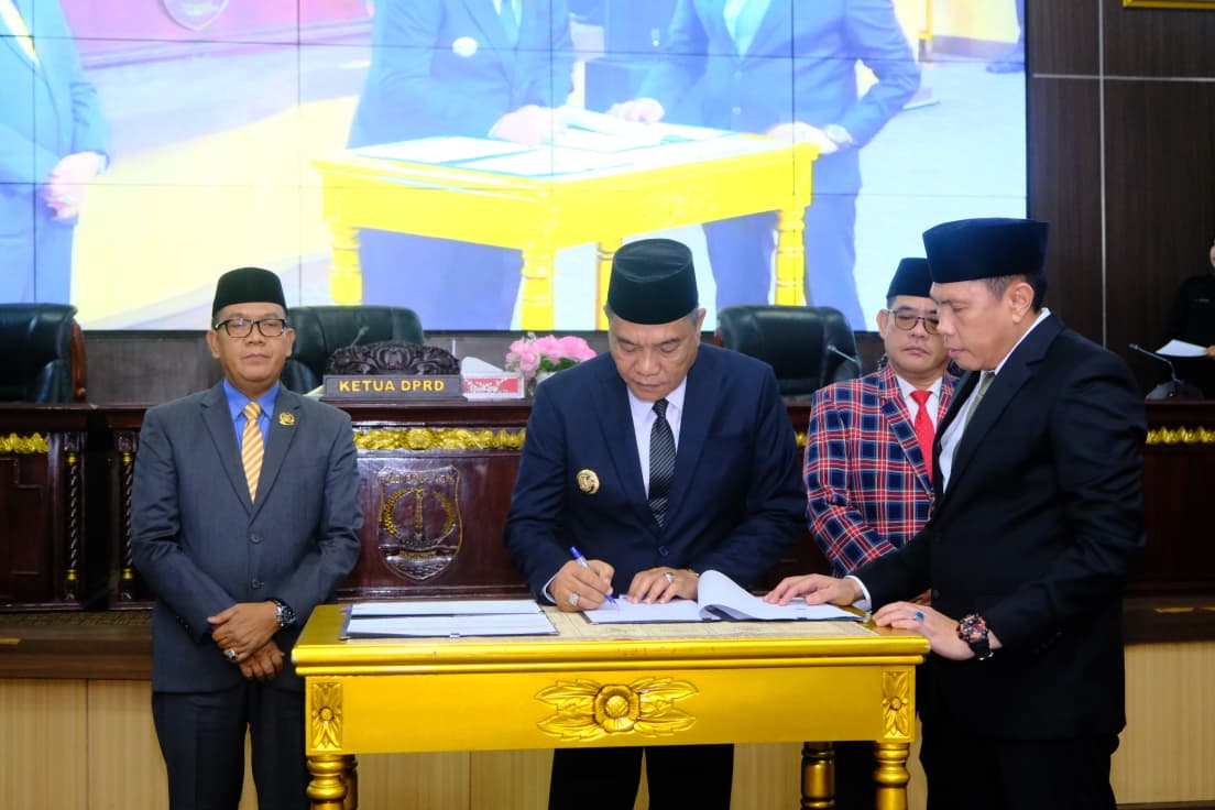DPRD dan Bupati Muba Sahkan RAPBD 2026, Fokus pada Transformasi Ekonomi Daerah