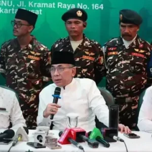 Gus Yahya Kumpulkan Pengurus Wilayah di Markas PBNU Setelah Dipecat, Banser Siaga di Luar Gedung