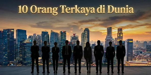 Daftar 10 Orang Terkaya Dunia Edisi Desember Tahun 2025