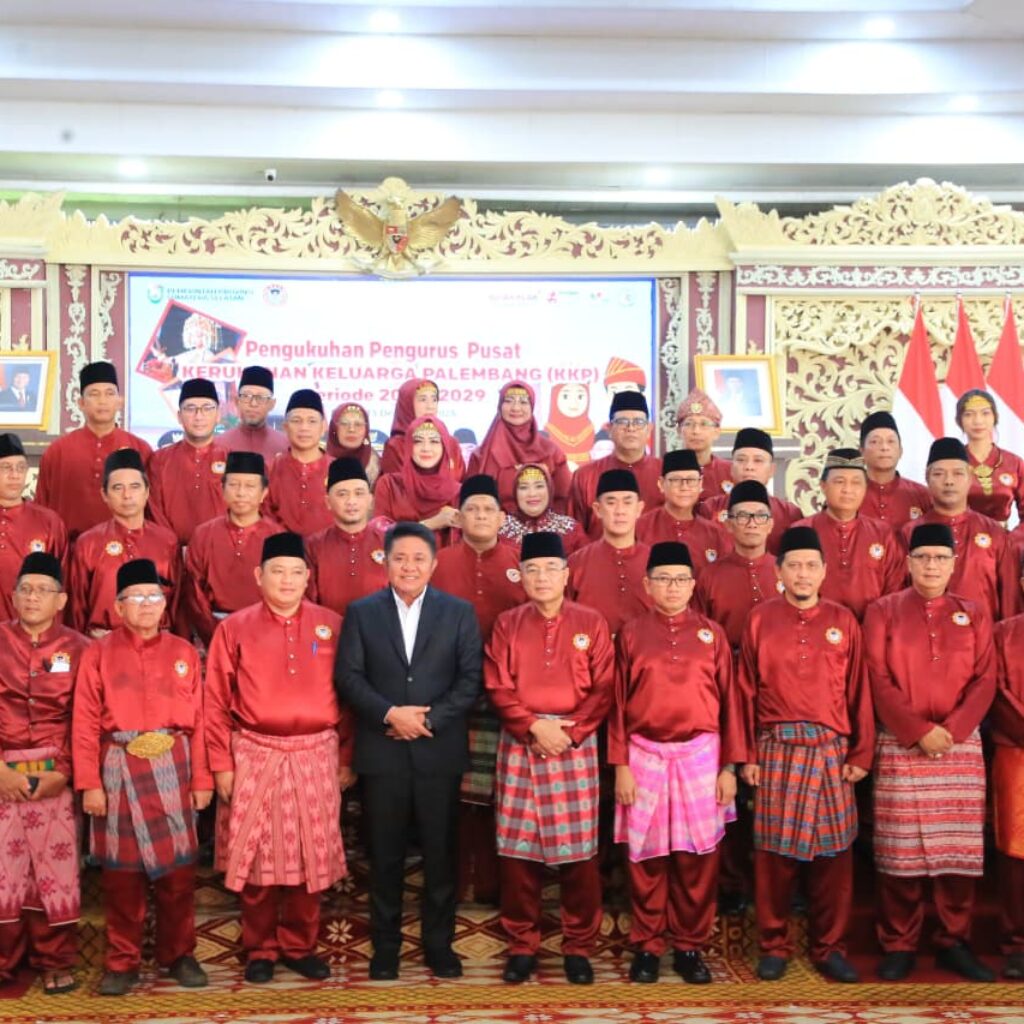 Pengukuhan Pengurus Pusat Kerukunan Keluarga Palembang Periode 2024–2029