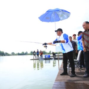 Kemeriahan Angler Ramaikan Event Mancing di Danau Dayung Jakabaring Sport City