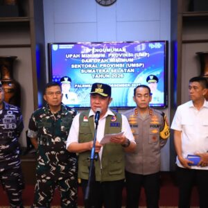 Gubernur Herman Deru Umumkan Kenaikan UMP Sumsel 2026 Sebesar 7,10 Persen