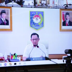 Rapat Koordinasi Evaluasi Realisasi APBD Tahun 2025 oleh Kemendagri