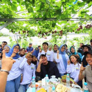 Kebun Anggur Viral di Desa Selapan Ilir