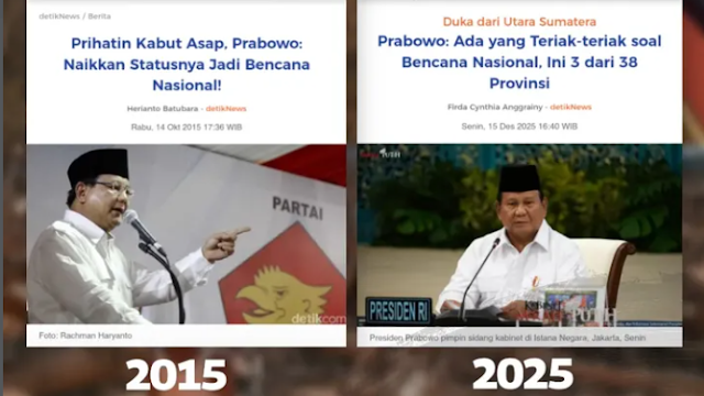 Habib Rizieq Shihab Soroti Sikap Prabowo soal Bencana Nasional, Bandingkan Pernyataan 2015 dan Kebijakan Saat Ini