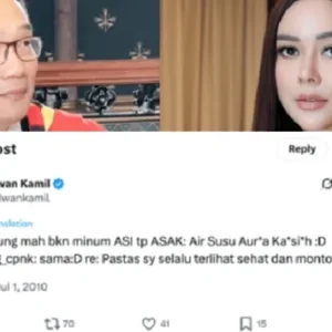 Viral Lagi! Cuitan di X Ridwan Kamil Sebut Air Susu Aura Kasih