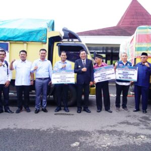 Diiringi Doa dan Empati, Bupati Muba Lepas Donasi “Muba Peduli” untuk Korban Bencana di Aceh, Padang dan Medan