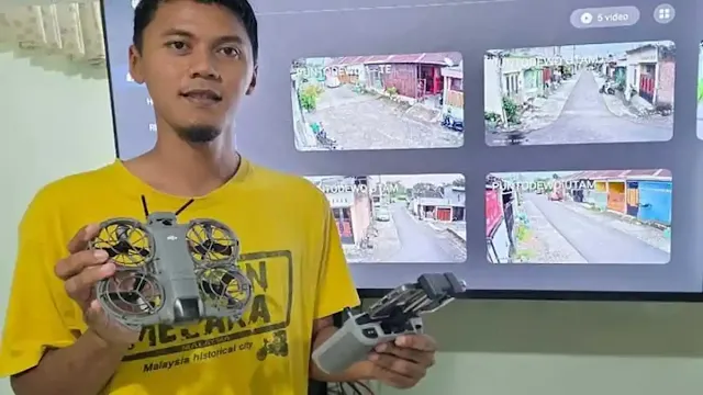 Sosok Mas Muhammad Fajar, Ketua RT yang 7 Tahun Kumpulkan Gaji Demi Wujudkan Ronda Malam Pakai Drone