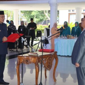 Subroto Resmi Jabat Perumdam Lematang Enim, Bupati Dorong Inovasi dan Pelayanan Prima