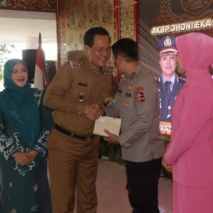 Bupati  Sambut Kapolres Muara Enim yang Baru Hendri Syaputra