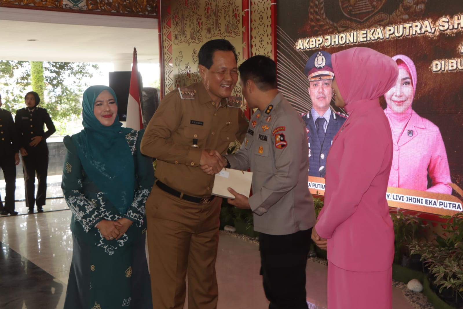 Bupati Sambut Kapolres Muara Enim yang Baru Hendri Syaputra