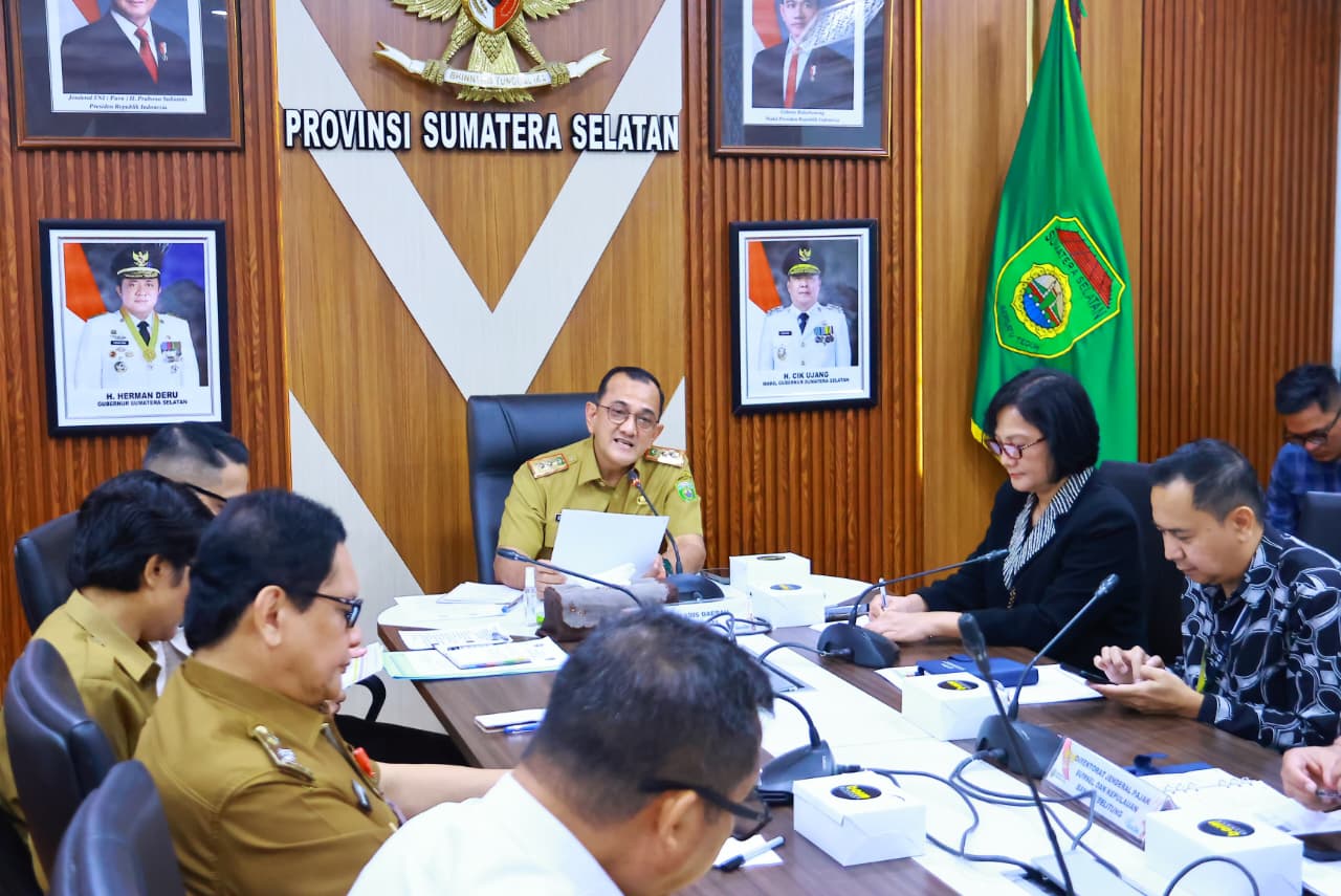 Pemprov Sumsel Dukung Optimalisasi Pajak Lewat Penyediaan Data Terintegrasi