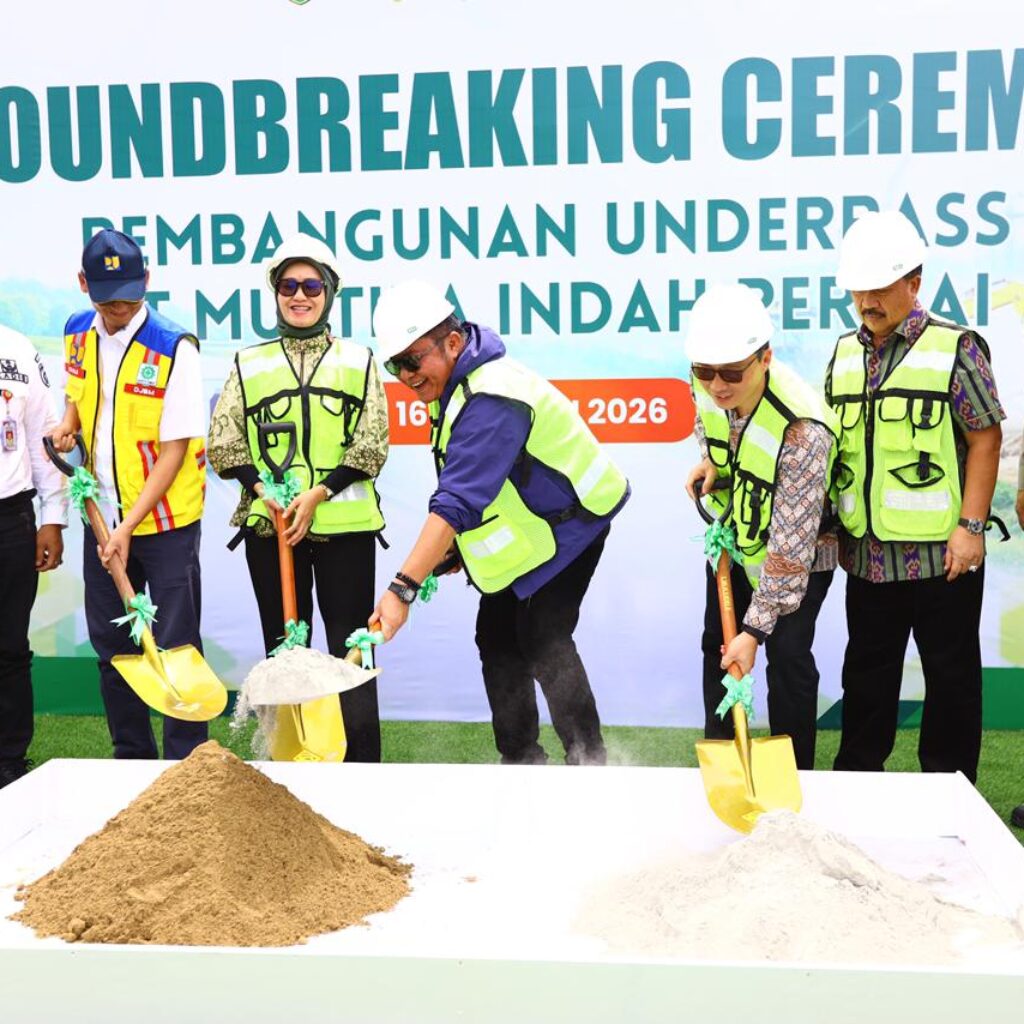 Groundbreaking Pembangunan Underpass MIP di Desa Merapi, Kabupaten Lahat