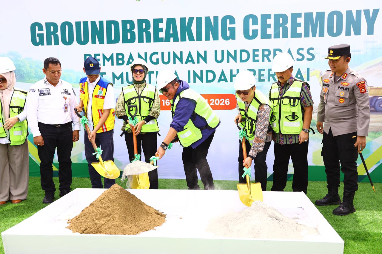 Groundbreaking Pembangunan Underpass MIP di Desa Merapi, Kabupaten Lahat