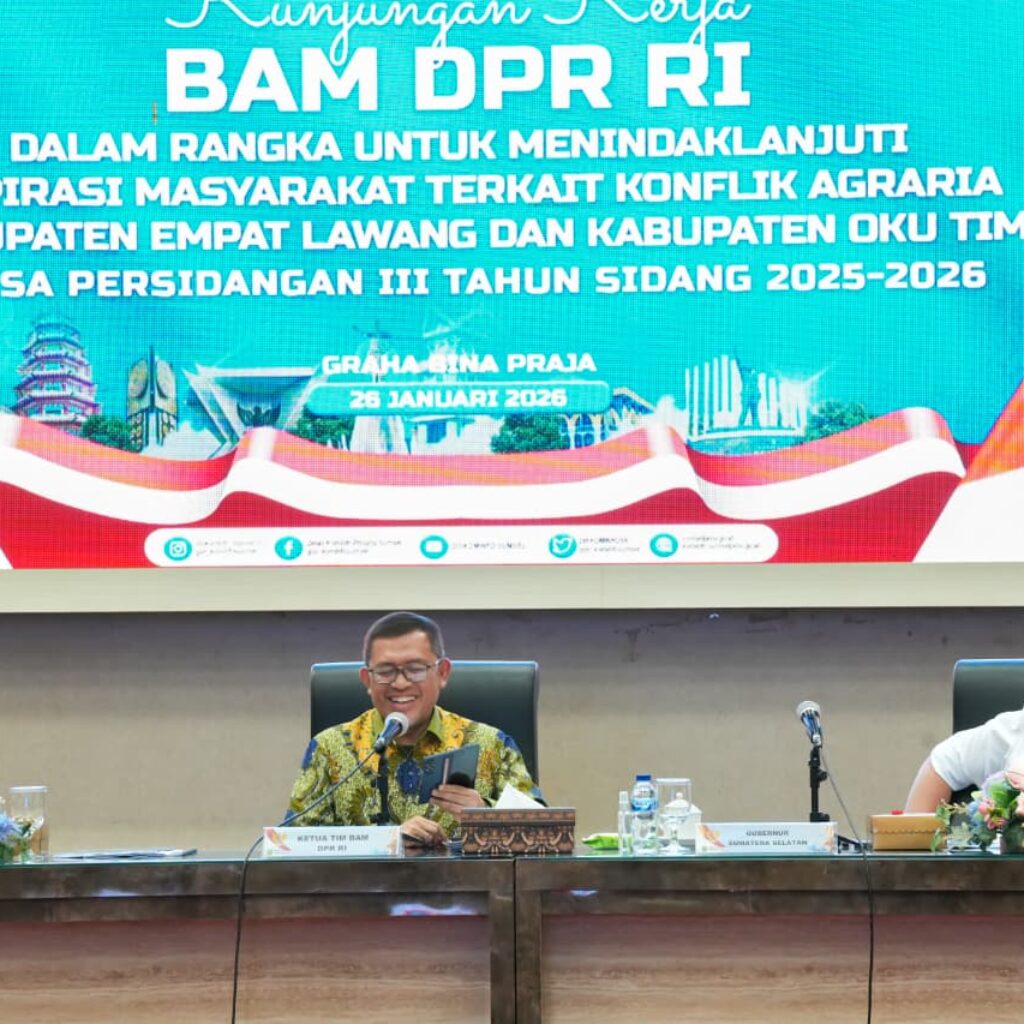 Pemprov Sumsel dan BAM DPR RI Perkuat Langkah Bersama Selesaikan Konflik Lahan di Empat Lawang dan OKU Timur