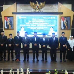 Pelantikan Pengurus BAZNAS Sumsel 2025–2030, Gubernur Tekankan Transparansi dan Keberanian Kelola Zakat
