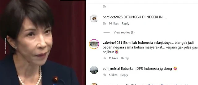 Warganet Ingin Negara Indonesia seperti Jepang: Bubarkan DPR!