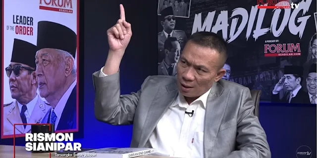 Pakar Digital Forensik Rismon Sianipar: Gibran Sejarah Terburuk Perjalanan Bangsa Kita