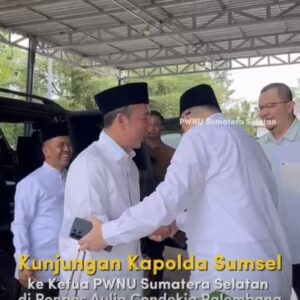 Kapolda Sumsel Irjen Pol Sandi Nugroho Silaturahim ke Ketua NU Sumsel
