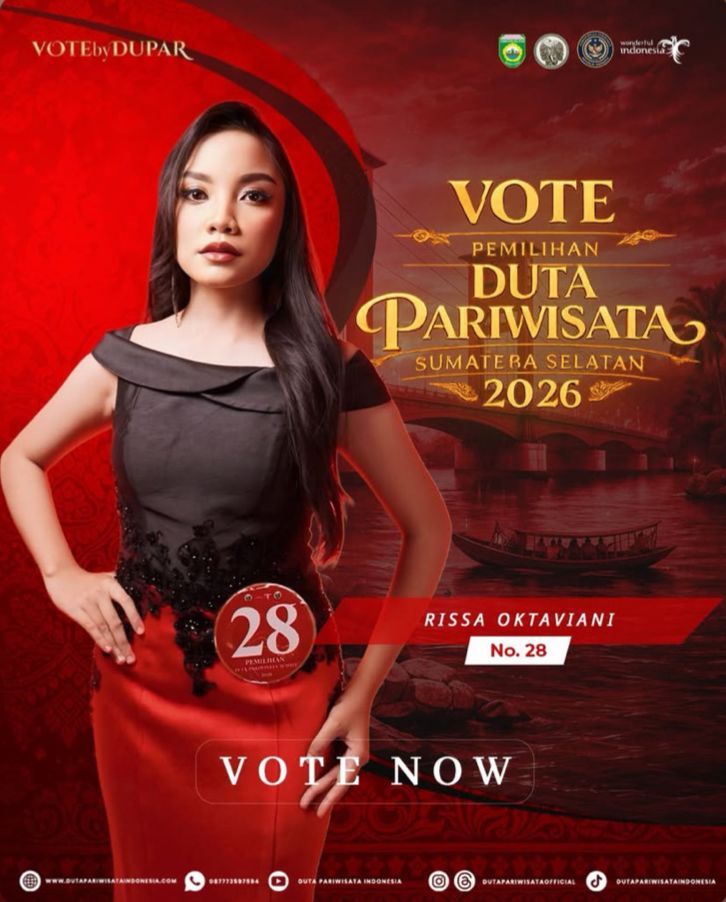 Putri Daerah Muba Tembus Grand Final Duta Pariwisata Sumsel 2026, Rissa Oktaviani Siap Harumkan Nama Kabupaten
