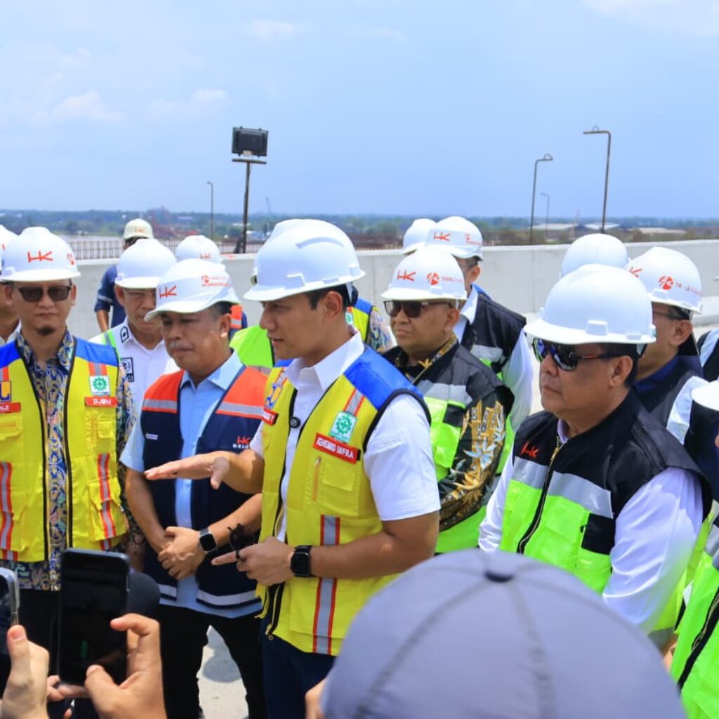Tinjau Proyek Tol Musi V, Menko AHY Pastikan Kesiapan Fungsional Jelang Lebaran