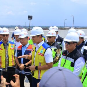 Tinjau Proyek Tol Musi V, Menko AHY  Pastikan Kesiapan Fungsional Jelang Lebaran