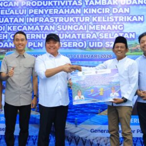 Upaya Perkuat Produktivitas Udang Sungai Menang, Gubernur  Dorong Go Export dan Infrastruktur Listrik Tambak OKI