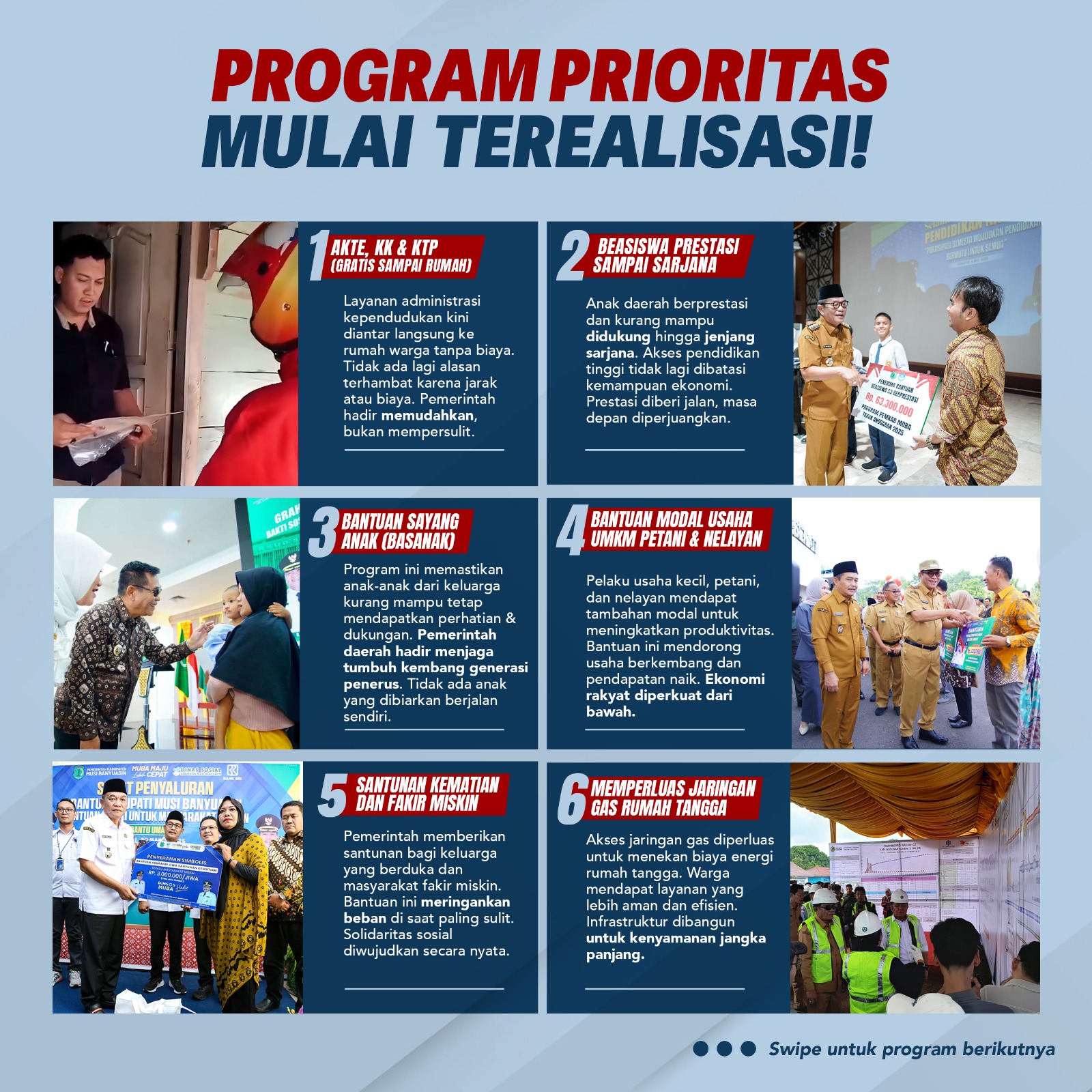 1 tahun Tahun Toha–Rohman, Kabupaten Muba Tancap Gas Lunas Utang Rp350 Miliar Hingga Kemiskinan Turun ke 9,97 Persen