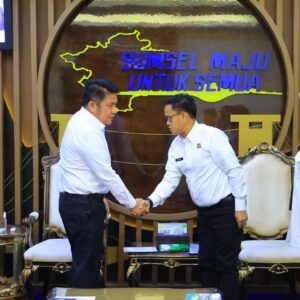 Gubernur Herman Deru Sambut Kakanwil BPN Sumsel yang Baru, Dorong Inovasi dan Pengamanan Aset Daerah