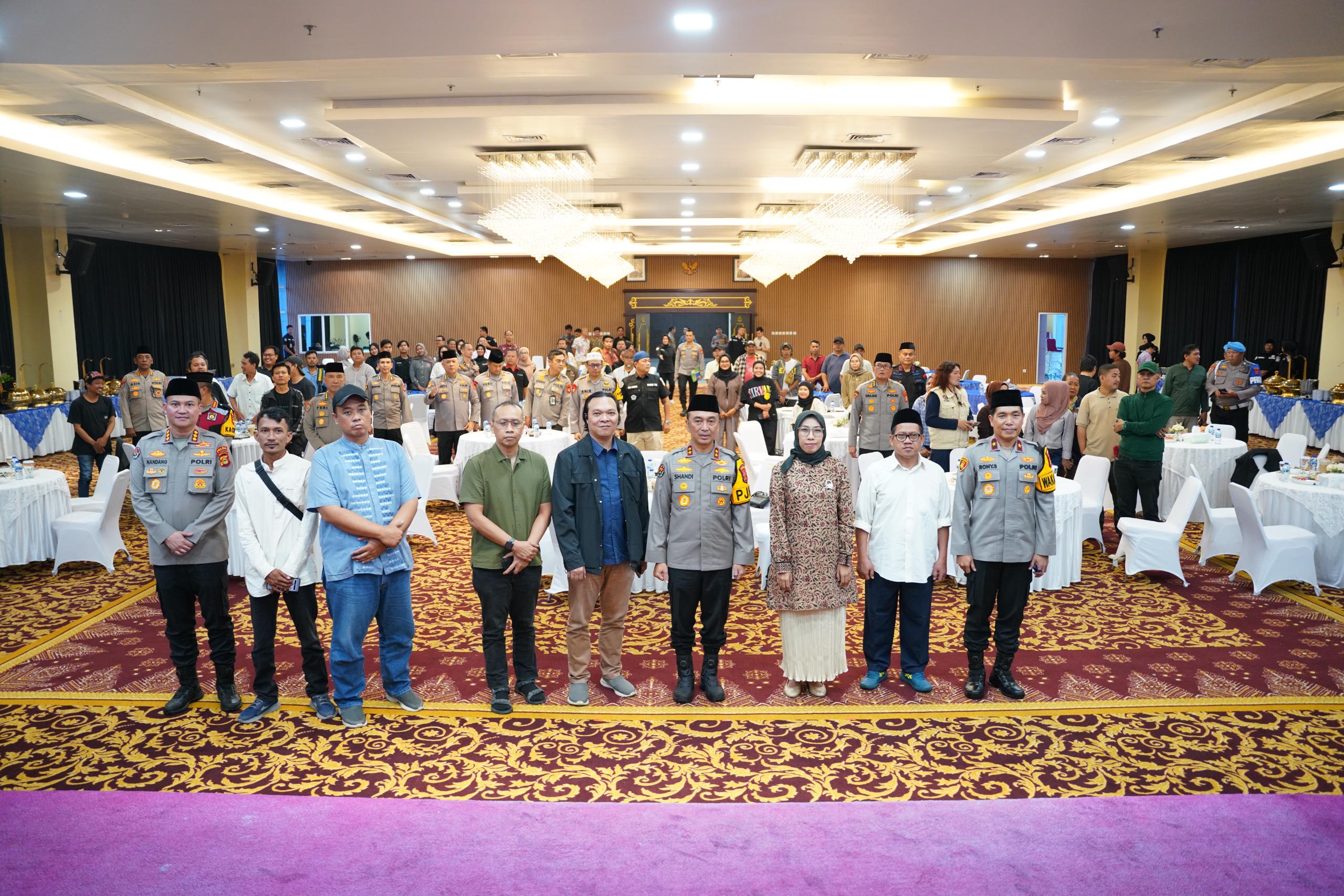 Buka Puasa Bersama Awak Media, Kapolda Sumsel Tegaskan Kemitraan Strategis