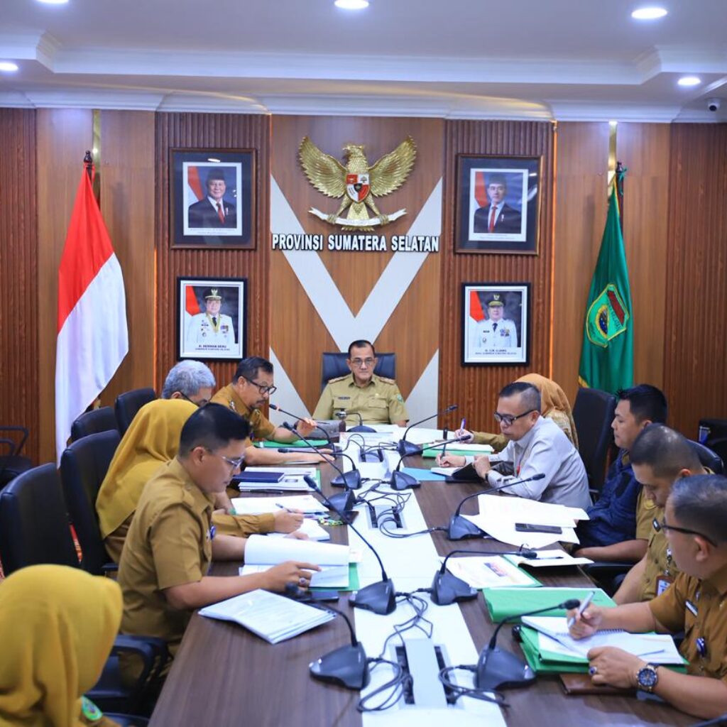 Pemprov Sumsel Rapat Bahas Usulan Kenaikan Hibah Parpol Tahun 2027