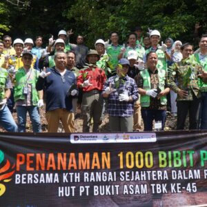 Rayakan Hari Jadi ke-45, PTBA Perkuat Komitmen Kelestarian Alam dan K3