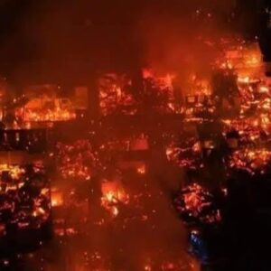 29 Rumah Hangus Terbakar di Galung Tulu Balanipa, Satu Warga Meninggal Dunia