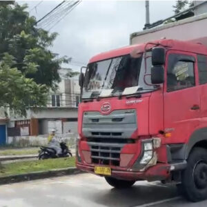Truk ODOL Ditahan di Jalur Betung, Polisi Prioritaskan Jalur Mudik Lebaran