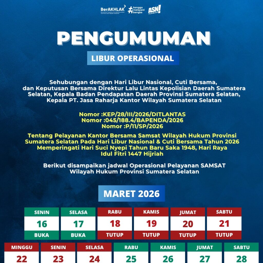 Pelayanan Samsat Kurang Sosialisasi Libur Cuti Bersama, Warga Terkejut Karena Masih Tutup