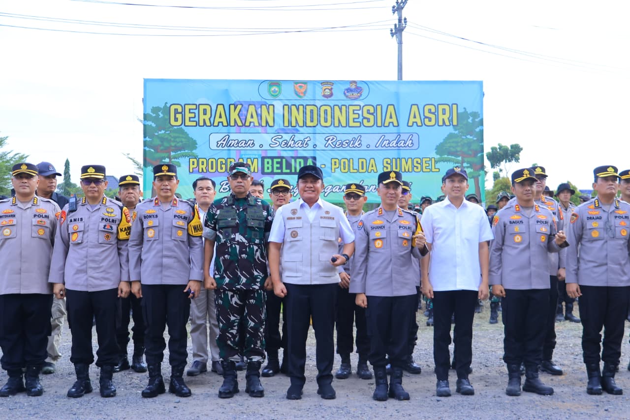 Gubernur Sumsel Pimpin Apel Program Belida, Perkuat Gerakan Indonesia Asri dan Target Zero Lubang