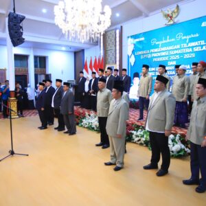 Pelantikan Pengurus LPTQ dan FU3SS, Gubernur Sumsel  Minta Sinergi Jaga Ukhuwah dan Dongkrak Prestasi
