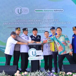 Ground Breaking Overpass dan Peresmian Jalan Khusus Angkutan Batubara PT Baturona Adimulya di Jalan Palembang–Betung