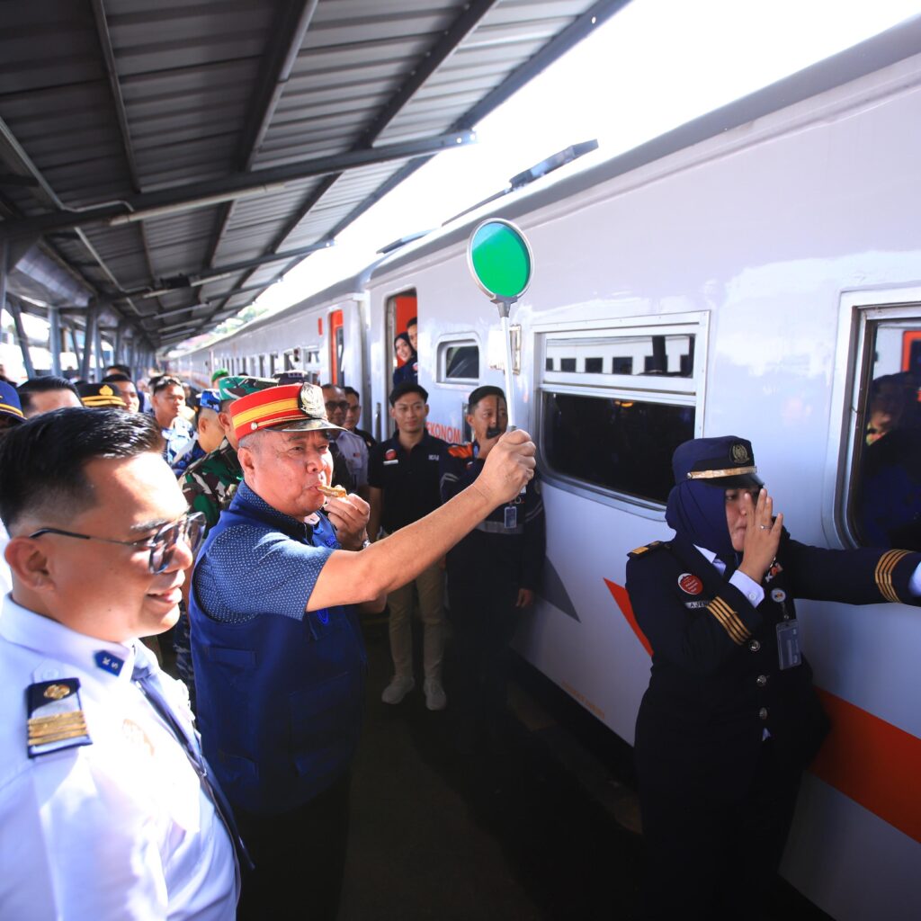 Mudik Gratis Idul Fitri 1447 H dengan Transportasi Kereta Api di Stasiun Kertapati, Palembang