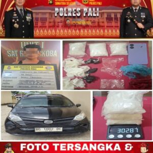Modus Sembunyikan Sabu di Bawah Kursi Mobil, Kurir Narkoba Tak Berkutik Dicegat Tim Opsnal Polres PALI⠀