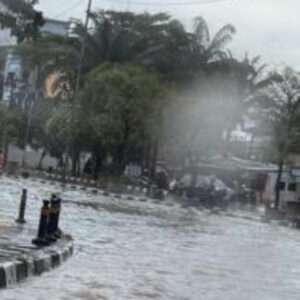 Akibat Diguyur Hujan, Kota Palembang Banjir