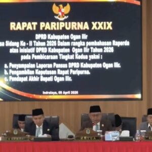 Anggota DPRD Ogan Ilir Gelar Dua Rapat Paripurna, Bahas Tanggapan Fraksi dan Nota Penjelasan LKPJ 2025